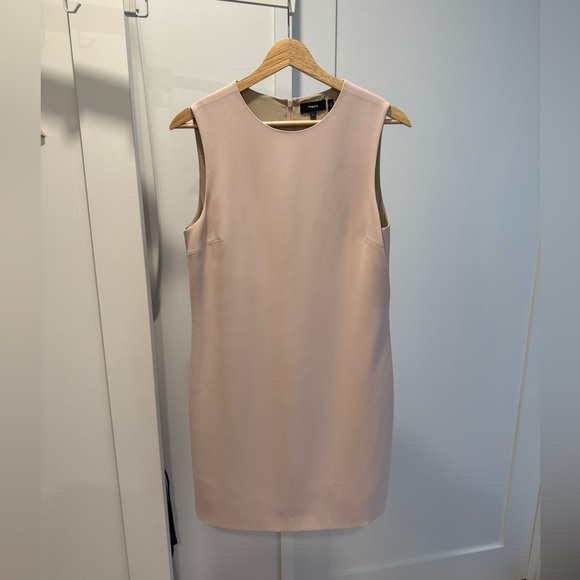 Nude pink Theory work dress. - Picture 1 of 2